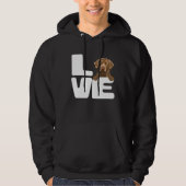 I Love My Chesapeake Bay Retriever Dog パーカ (正面)