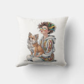  i love my chihuahua  クッション (裏面)