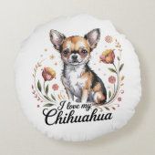I love my chihuahua  ラウンドクッション (裏面)