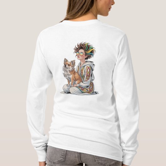  i love my chihuahua  tシャツ (裏面)