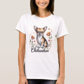 I love my chihuahua  tシャツ (正面)