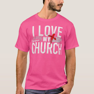 I Love My Church Tシャツ