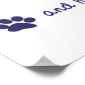 I love My Cockapoo (Male Dog)ポスタープリント ポスター (角)