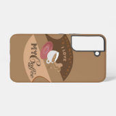 I Love My Coffee Retro Java Samsung Galaxyケース (裏面横)