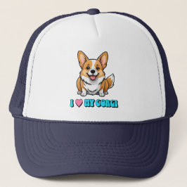 I Love My Corgi キャップ