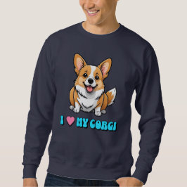 I Love My Corgi スウェットシャツ