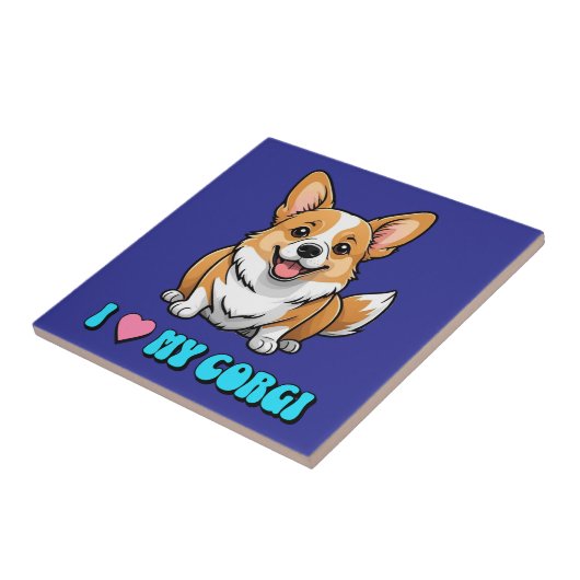 I Love My Corgi タイル (側面)