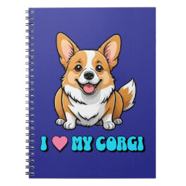 I Love My Corgi ノートブック