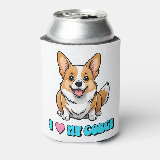 I Love My Corgi 缶クーラー (缶裏面)