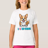 I Love My Corgi Tシャツ (正面)