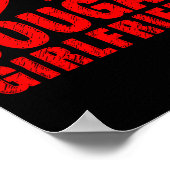 I Love My Cougar Girlfriend Heart Valentine Couple ポスター (角)