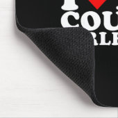 I Love My Cougar Girlfriend I Heart My Cougar Gf マウスパッド (コーナー)