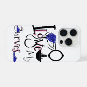 I love my curves iPhoneケース (裏面横)