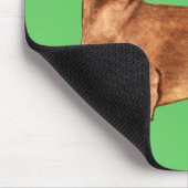 I Love my Dachshund マウスパッド (コーナー)