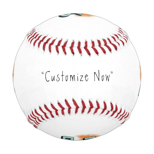 I Love My Dad Baseball – Keepsake Gift 野球ボール (正面)