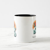 I Love My Dad Mug – Heartfelt Custom Gift ツートーンマグカップ (中央)