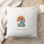 I Love My Dad Pillow – Custom Cozy Gift クッション (ブランケット)