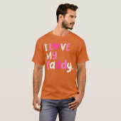 I Love My Daddy Best Dad Ever Fathers Day Cool gir Tシャツ (正面フル)