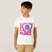 I Love My Daddy pink/purple – 写真 Tシャツ (正面フル)