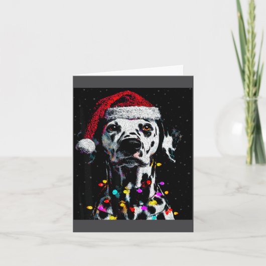 I Love My Dalmatian I Love Christmas  カード (正面)