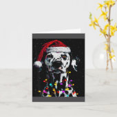 I Love My Dalmatian I Love Christmas  カード (黄色い花)