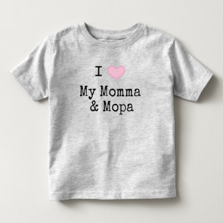 I Love My Data & Mopa (非バイナリ/男女兼用) トドラーTシャツ