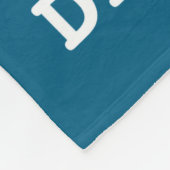 I Love My Daughter Photo Text Parents  フリースブランケット (角)