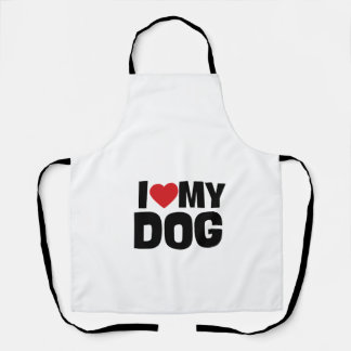 I Love My Dog – Camiseta Perros / Dog Lover Tee エプロン