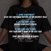 I Love My Dog Custom Photo Pet Cat Personalized  Tシャツ