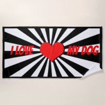 I love my dog mit Herz