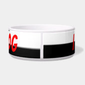 I love my dog mit Herz ボウル (裏面)