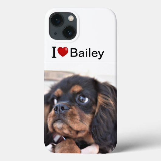 I Love My Dog personalized photo Case-Mate iPhoneケース (裏面)