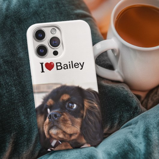 I Love My Dog personalized photo Case-Mate iPhoneケース