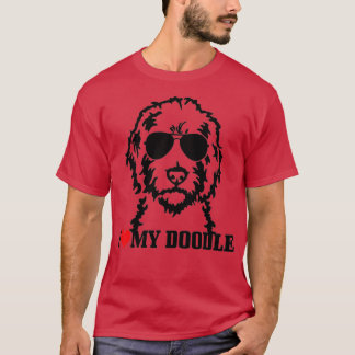 I Love My Doodle Goldendoodle Mom Labradoodle Dog Tシャツ