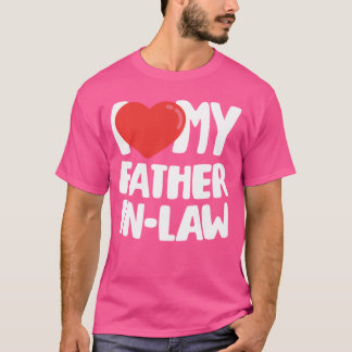 I Love My Father InLaw Pullover friends Tシャツ
