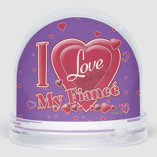 I Love My Fiance Red -ハート (裏面)