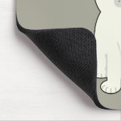 I Love my French Bulldog マウスパッド (コーナー)