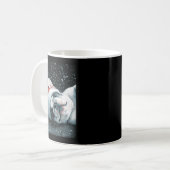 I Love My French Bulldog Christmas Cute  コーヒーマグカップ (正面左)