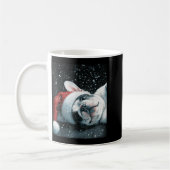I Love My French Bulldog Christmas Cute  コーヒーマグカップ (左)