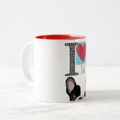 I love my frenchie ツートーンマグカップ (正面左)