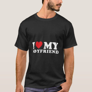 I Love My Friend I He My Friend Bf Tシャツ