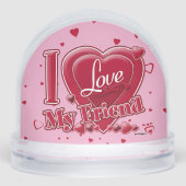 I Love My Friend red -ハート (正面)