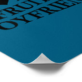 I Love My Fruity Boyfriend Funny Girlfriend Humor  ポスター (角)