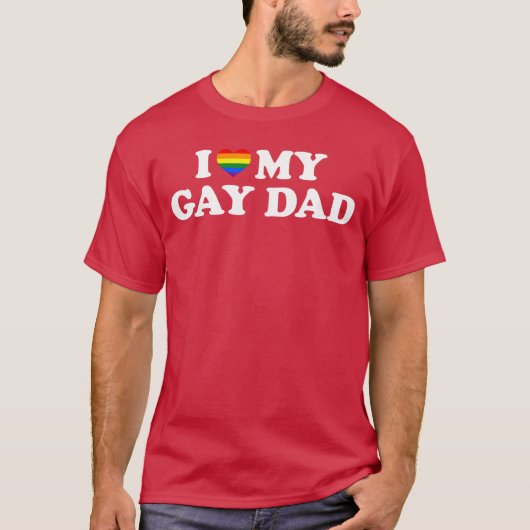 I Love My Gay Dad vintage Tシャツ (正面)