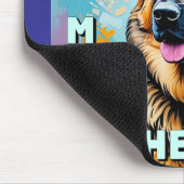 I love my German Shepherd マウスパッド (コーナー)