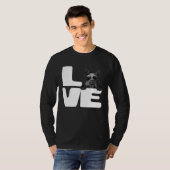 I Love My Giant Schnauzer Dog Tシャツ (正面フル)