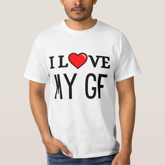 I love my girl tシャツ (正面)