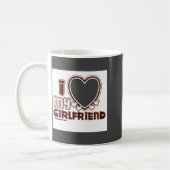 I Love My Girlfriend  コーヒーマグカップ (左)