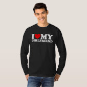 I Love My Girlfriend I Heart My Girlfriend  1 Tシャツ (正面フル)