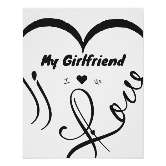 I Love My Girlfriend - I ♥ Us ポスター (正面)